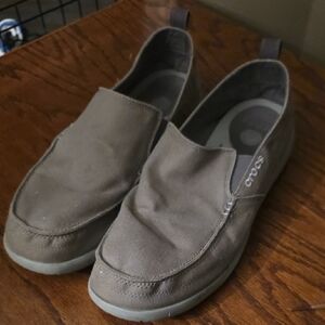 CROCS Brown Slip-On Loafers